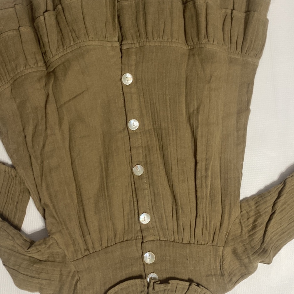 Ren & rouge dress Olive green - Picture 2 of 4